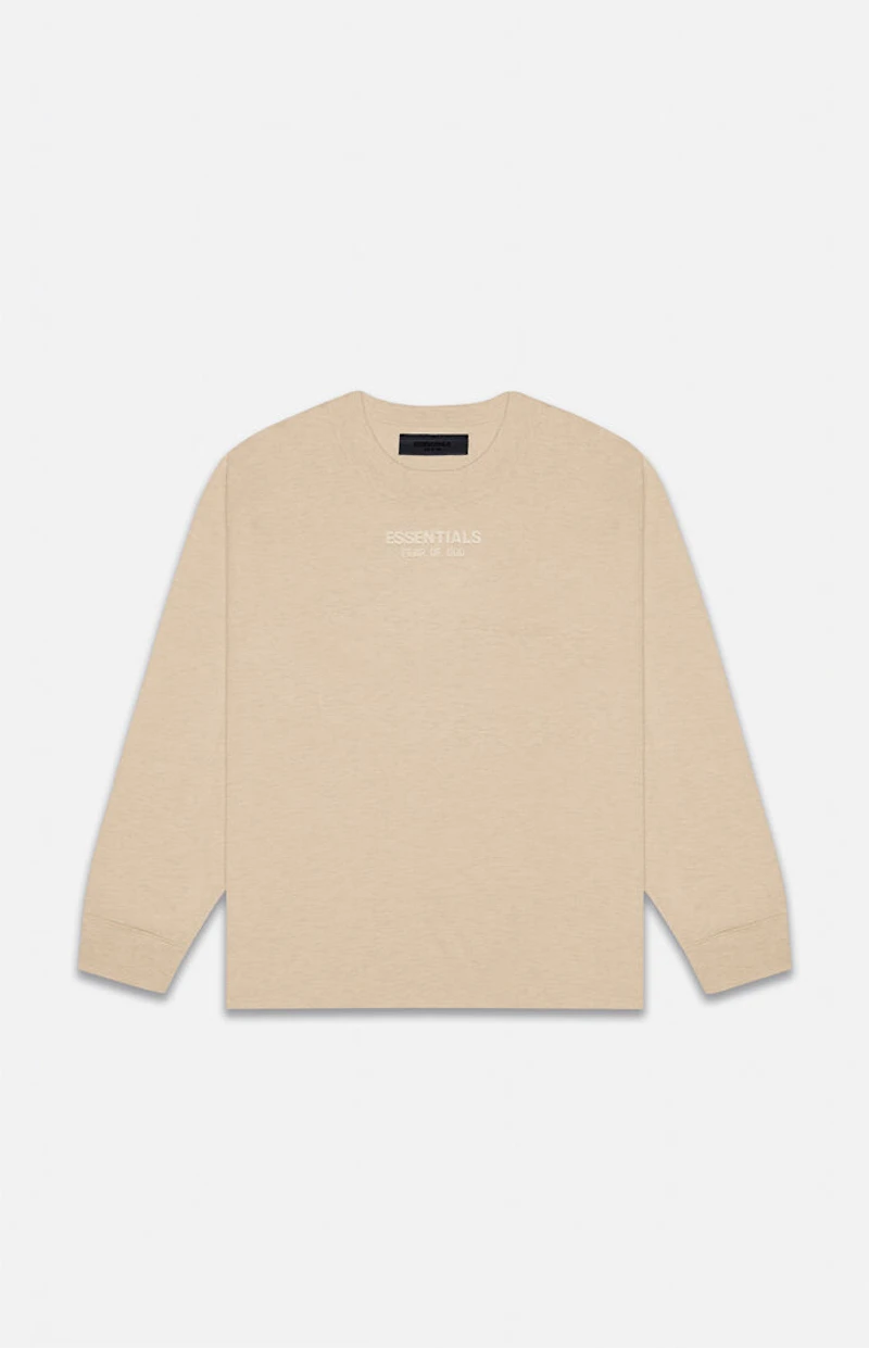 Fear of God ESSENTIALS Gold Heather Long Sleeve T-Shirt