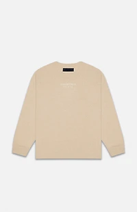 Fear of God ESSENTIALS Gold Heather Long Sleeve T-Shirt