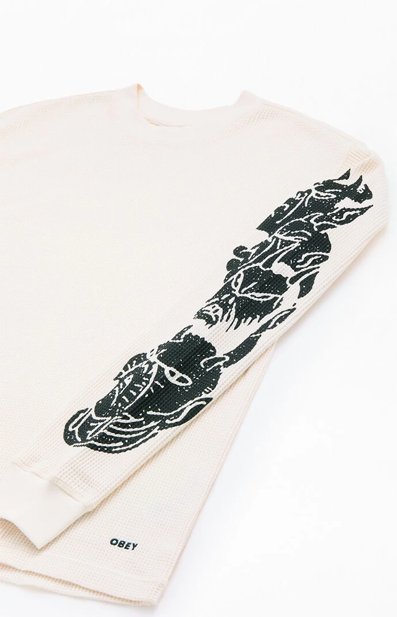 Obey Goblin Thermal Long Sleeve T-Shirt