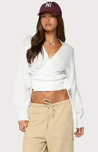 Edikted Stella Wrap Knit Cardigan