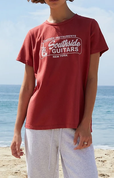 John Galt Red Chloe Southside Guitar T-Shirt