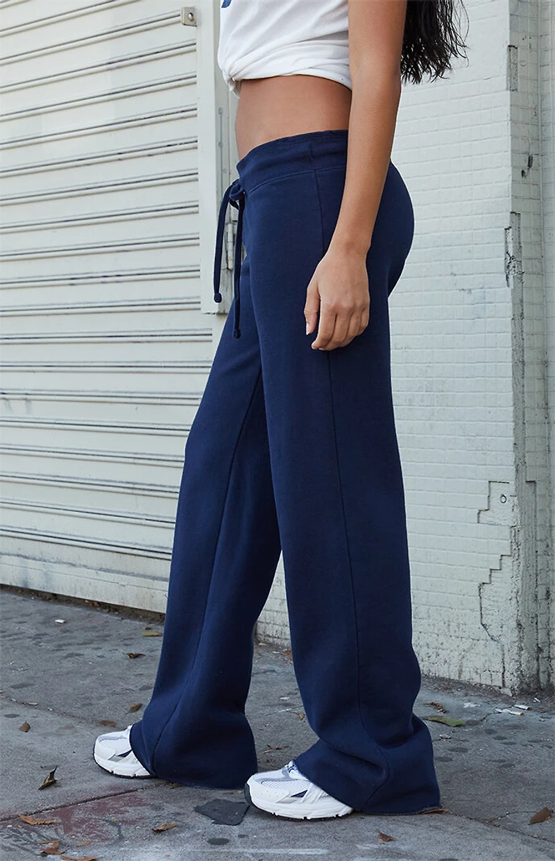 John Galt Navy Hilary Yoga Baggy Sweatpants
