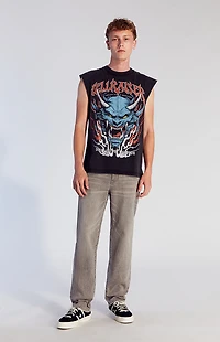 Pacsun Cade Straight Jeans Stretch Gray