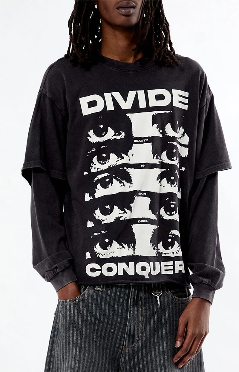 Pacsun Divide 2fer Long Sleeve T-Shirt