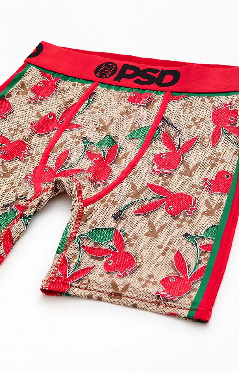 PSD Underwear Cherry Ice Playboy Boxer Briefs