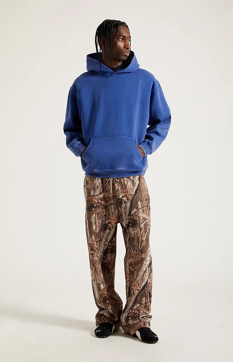Pacsun Camo Fleece Extreme Baggy Sweatpants