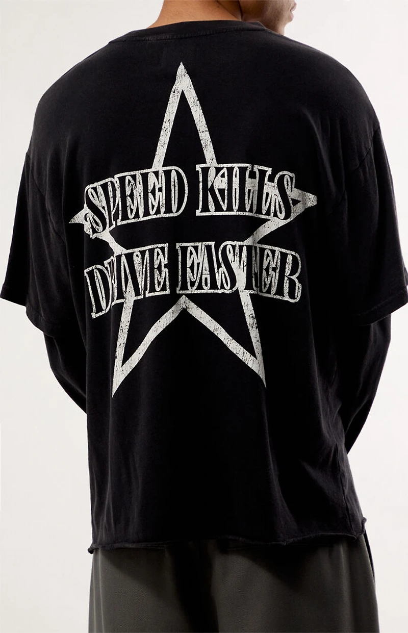 Pacsun Born Free 2fer Long Sleeve Layered T-Shirt