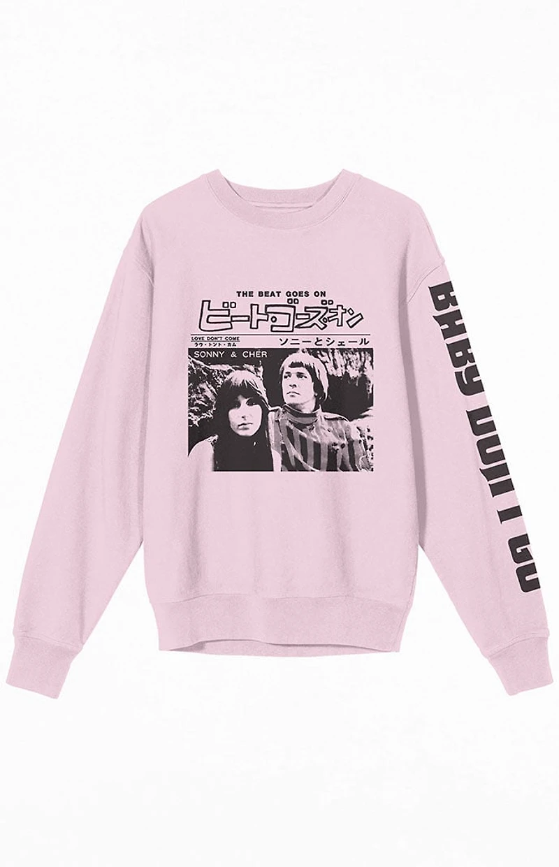 Sonny & Cher Crew Neck Sweatshirt