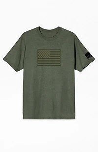 Sage America Straight & Wavy Flag T-Shirt