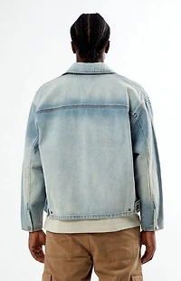 Pacsun Light Indigo Washed Denim Gas Jacket