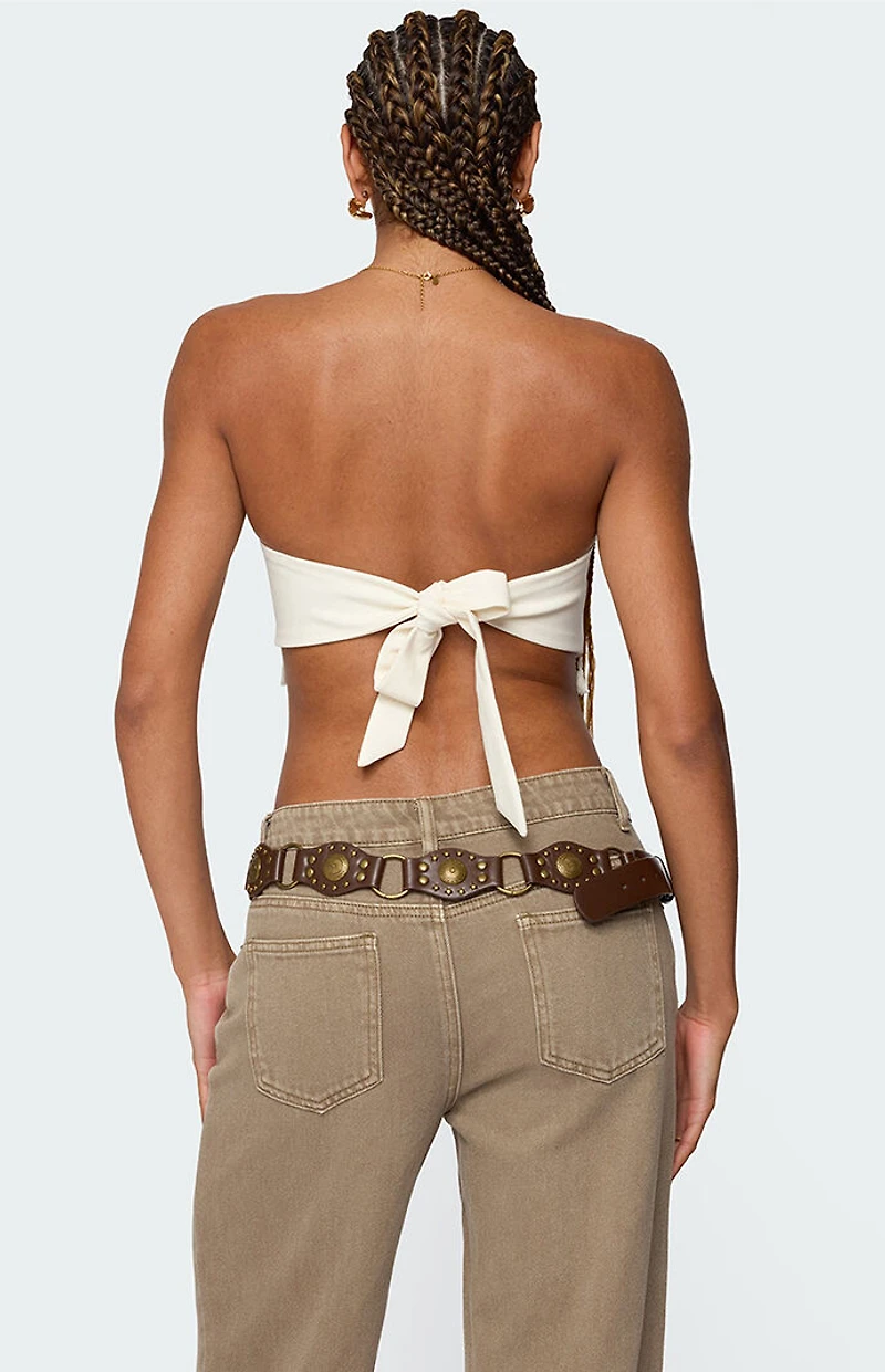 Edikted Stud and Tassel Handkerchief Top