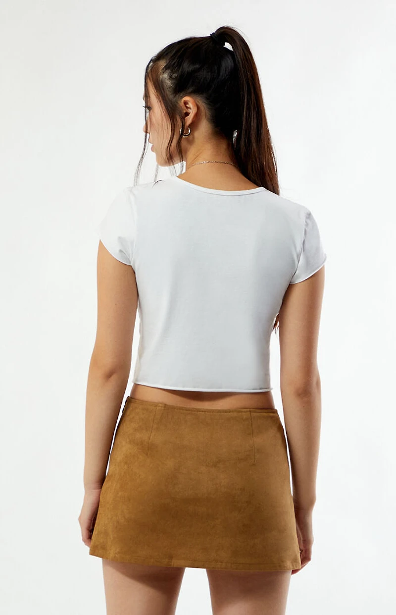 Your Favorite Faux Suede Mini Skort