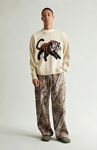 Pacsun Camo Fleece Extreme Baggy Sweatpants