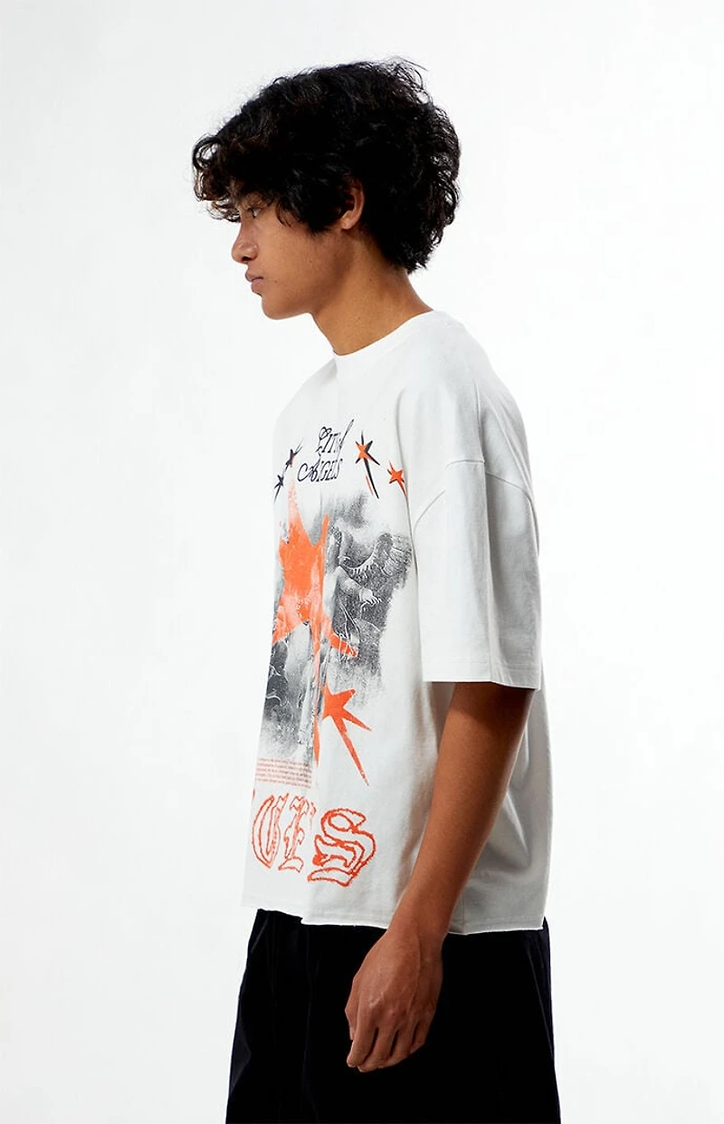 Pacsun City Of Angels Cropped Boxy T-Shirt