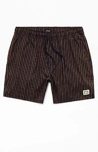 Brixton Striped Everyday Stretch Hybrid 5.5" Swim Trunks