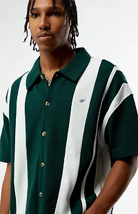Pacsun Sloan Striped Textured Camp Shirt