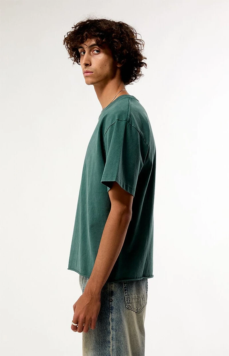 Pacsun Green Premium Cropped T-Shirt