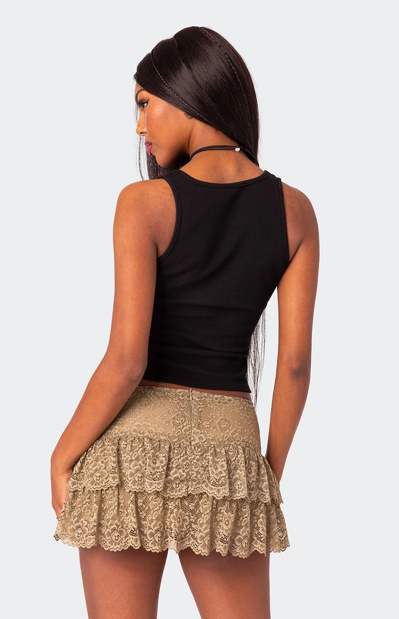 Edikted Square Neck Tank Top