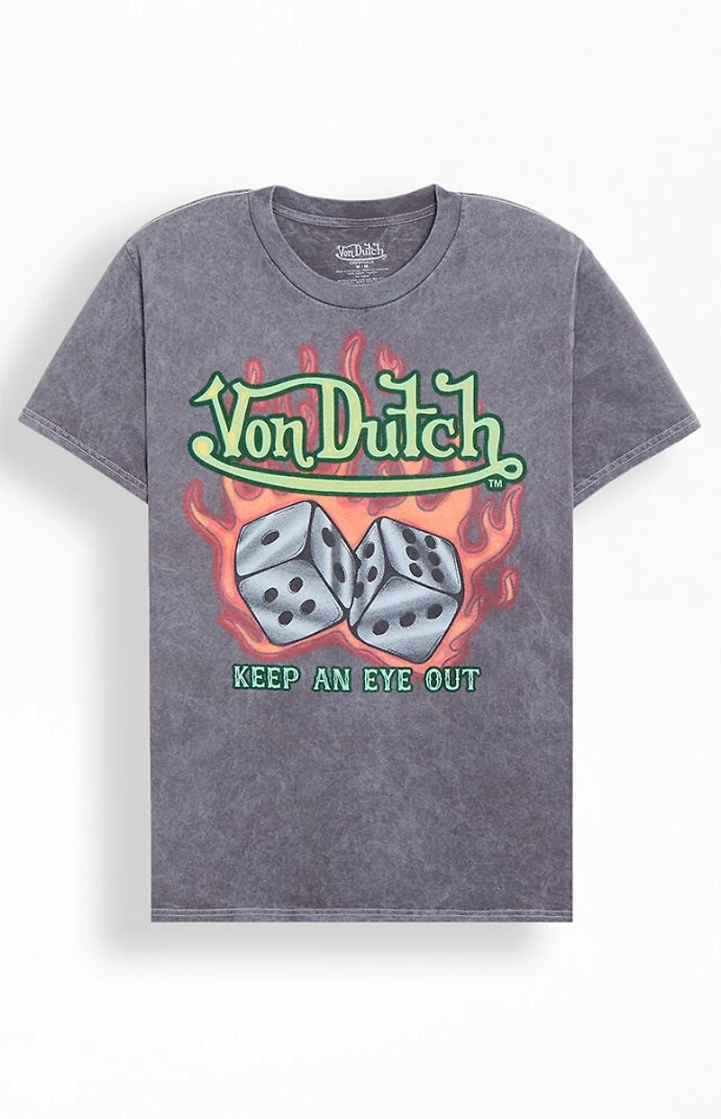 Von Dutch Dice Cropped T-Shirt
