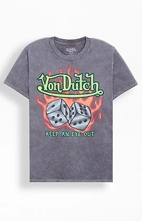 Von Dutch Dice Cropped T-Shirt