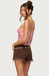 Edikted Daneri Floral Ring Corset