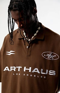 Pacsun Art Haus Boxy Polo Shirt