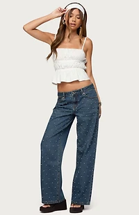 Edikted Adler Tiered Backless Top