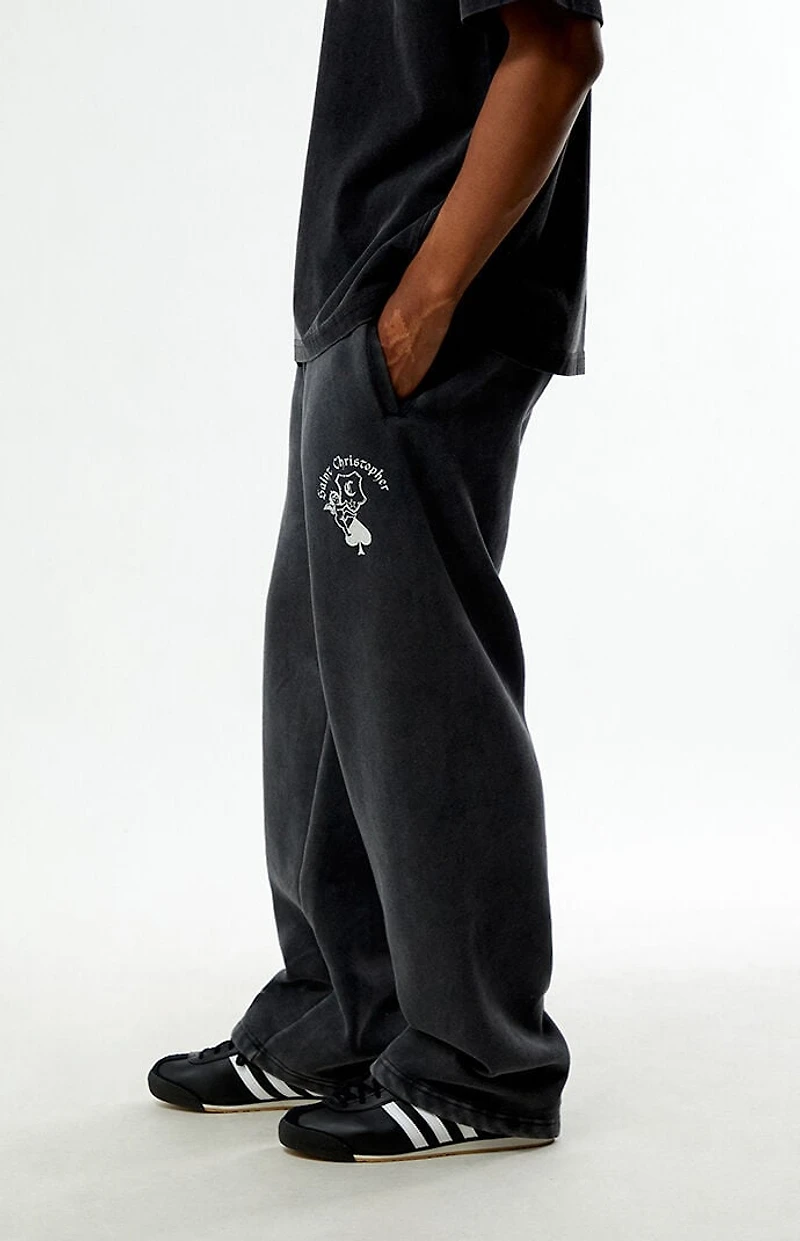 SAINT CHRISTOPHER Cherub Crest Baggy Sweatpants