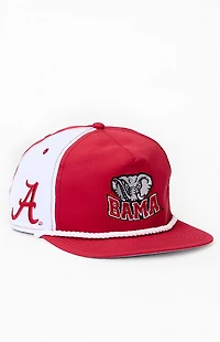 New Era Alabama Crimson Tide Nylon Golfer Snapback Hat
