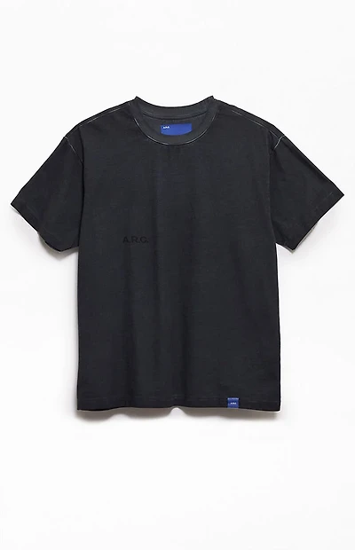 A.R.C. Black Vintage Wash Heavyweight T-Shirt