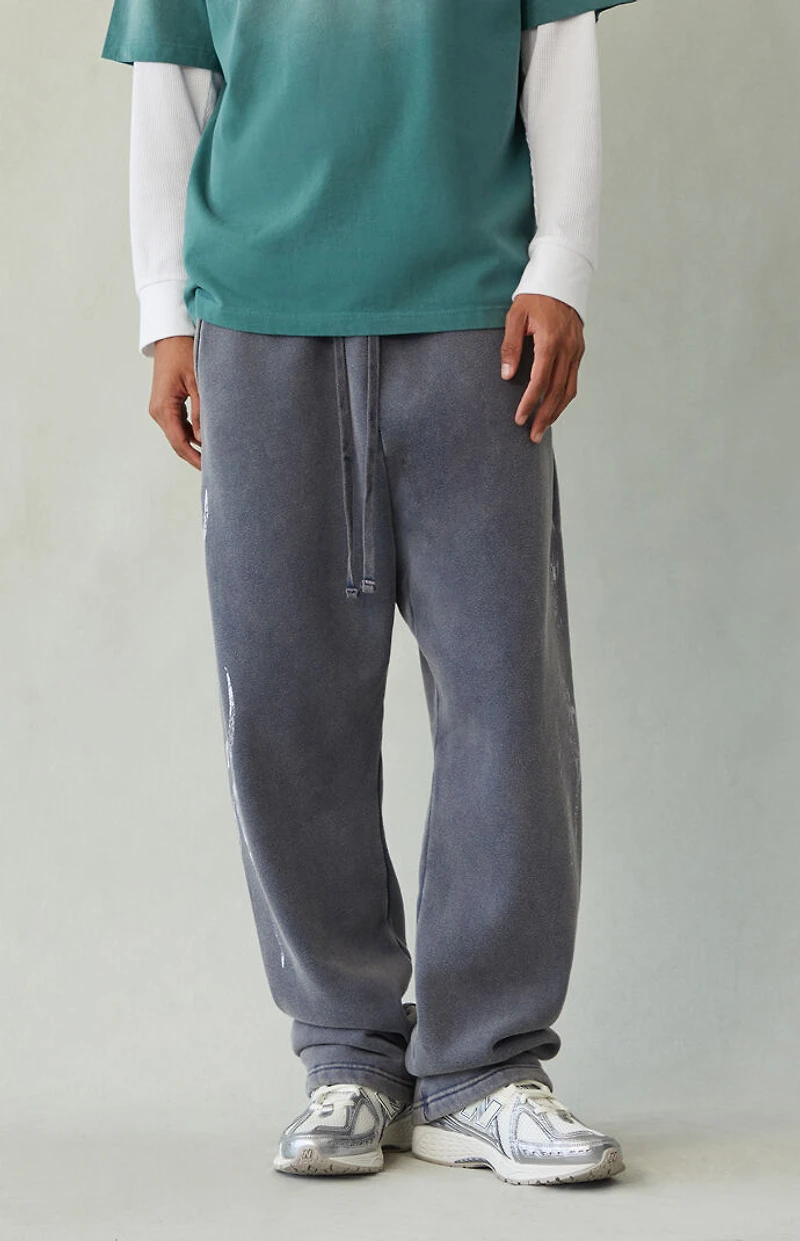 Pacsun Tribal Fleece Baggy Sweatpants