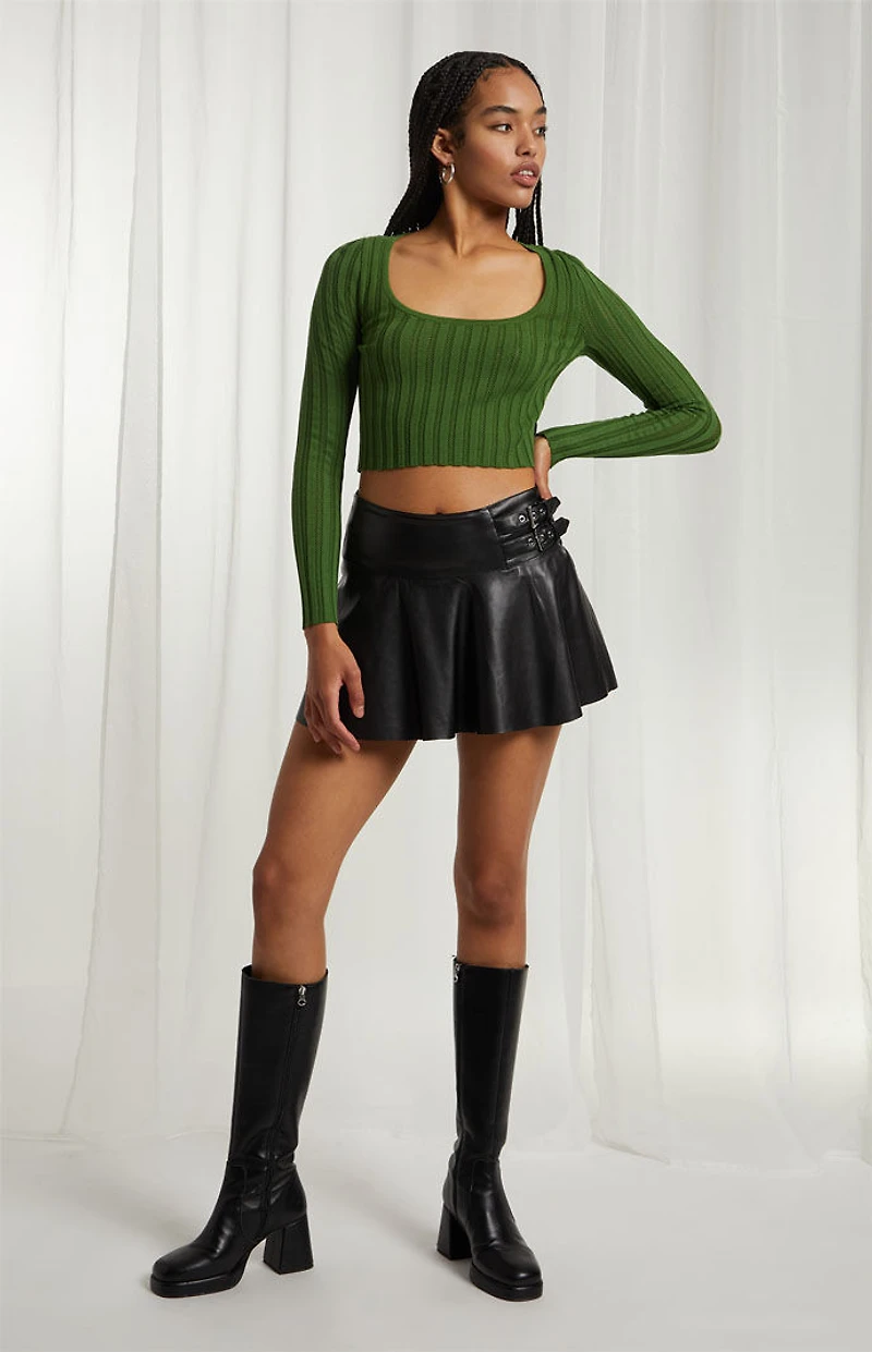 Beverly and Beck Gabriella Scoop Neck Sweater