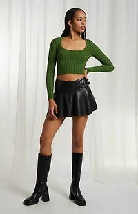 Beverly and Beck Gabriella Scoop Neck Sweater
