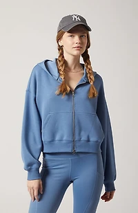 PAC 1980 Active Sweat Alta Modal Cropped Zip Up Hoodie