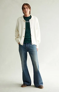 Pacsun Jordan Baggy Bootcut Jeans Medium Blue Tint