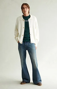 Pacsun Jordan Baggy Bootcut Jeans Medium Blue Tint