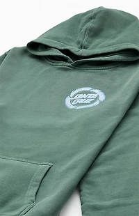 Santa Cruz Kids Green Flame Ringed Hoodie