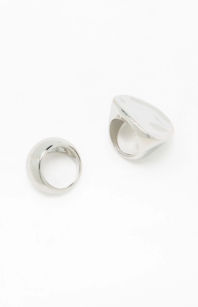 Pacsun 2 Pack Vivian Chunky Rings