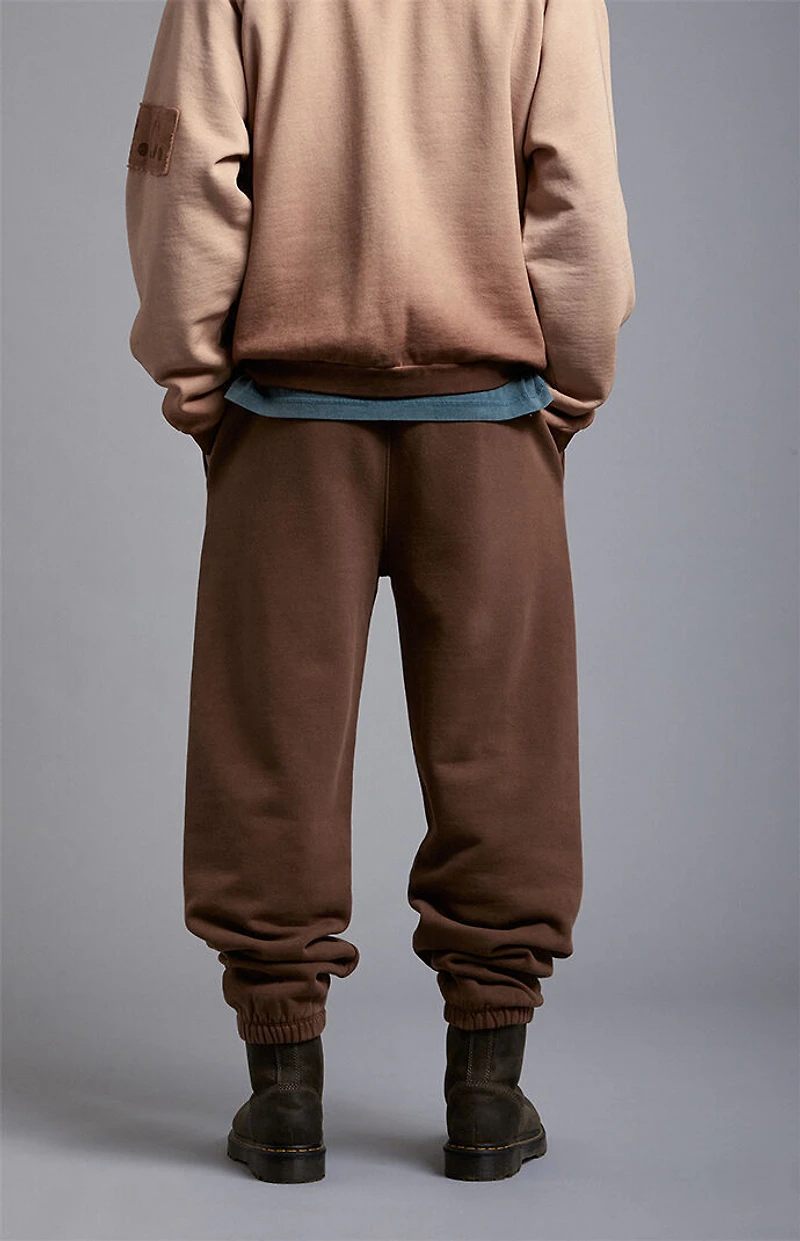 A.R.C. Brown Heavyweight Fleece Jogger Sweatpants