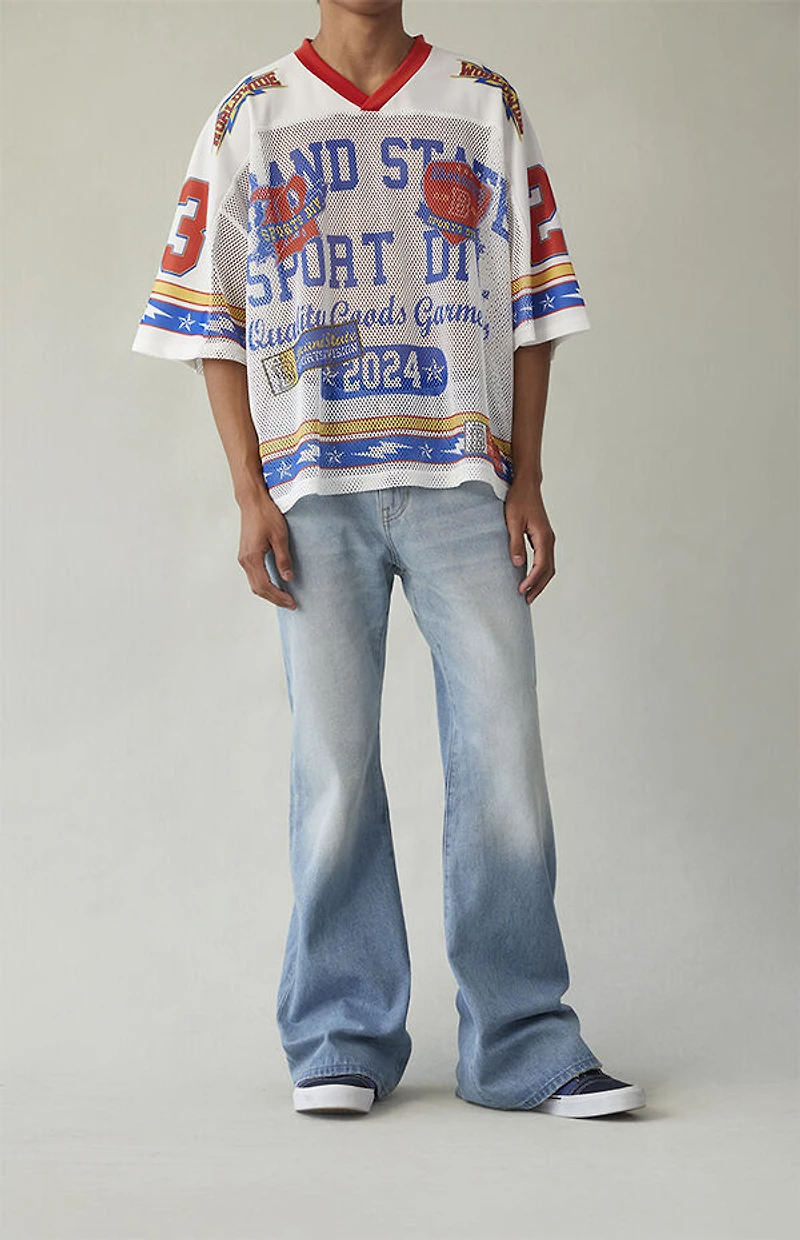 Pacsun Jordan Baggy Bootcut Jeans Medium Indigo