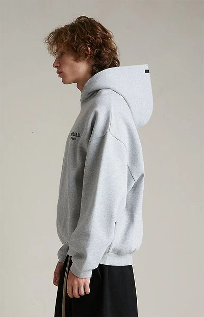 Fear of God ESSENTIALS Light Heather Grey Fleece Hoodie