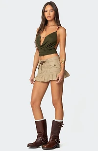 Edikted Ninna Peplum Mini Skirt