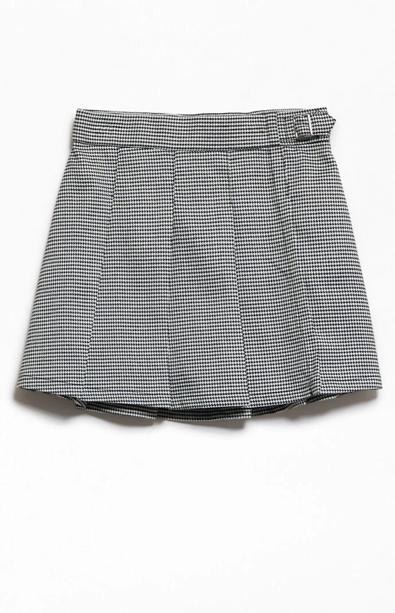 Pacsun Kids Plaid Buckle Skort
