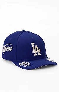 New Era Los Angeles Dodgers 9FORTY A-Frame Wordmark Snapback Hat