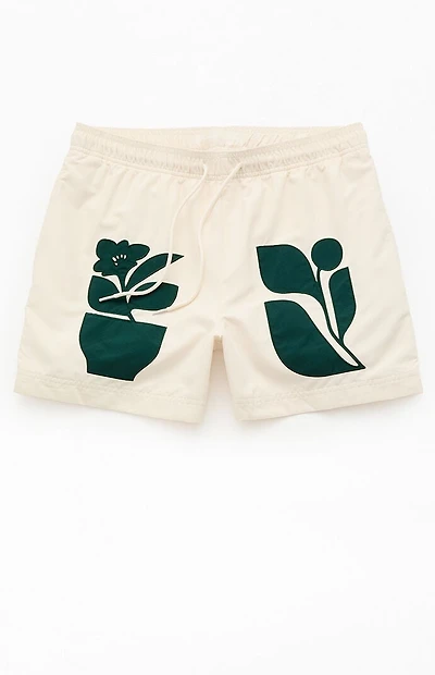 Pacsun Pebble Applique 4.5" Swim Trunks