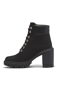 Timberland Women's Black Allington Heights Mid Lace-Up Boots