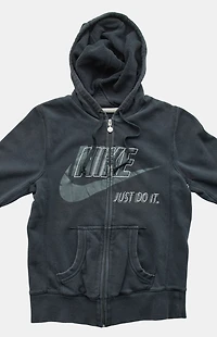 PS VINTAGE 2000s Nike Black Full Zip Hoodie