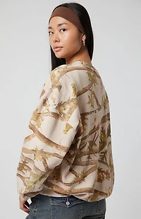 Pacsun Camo Core Crew Neck Sweatshirt