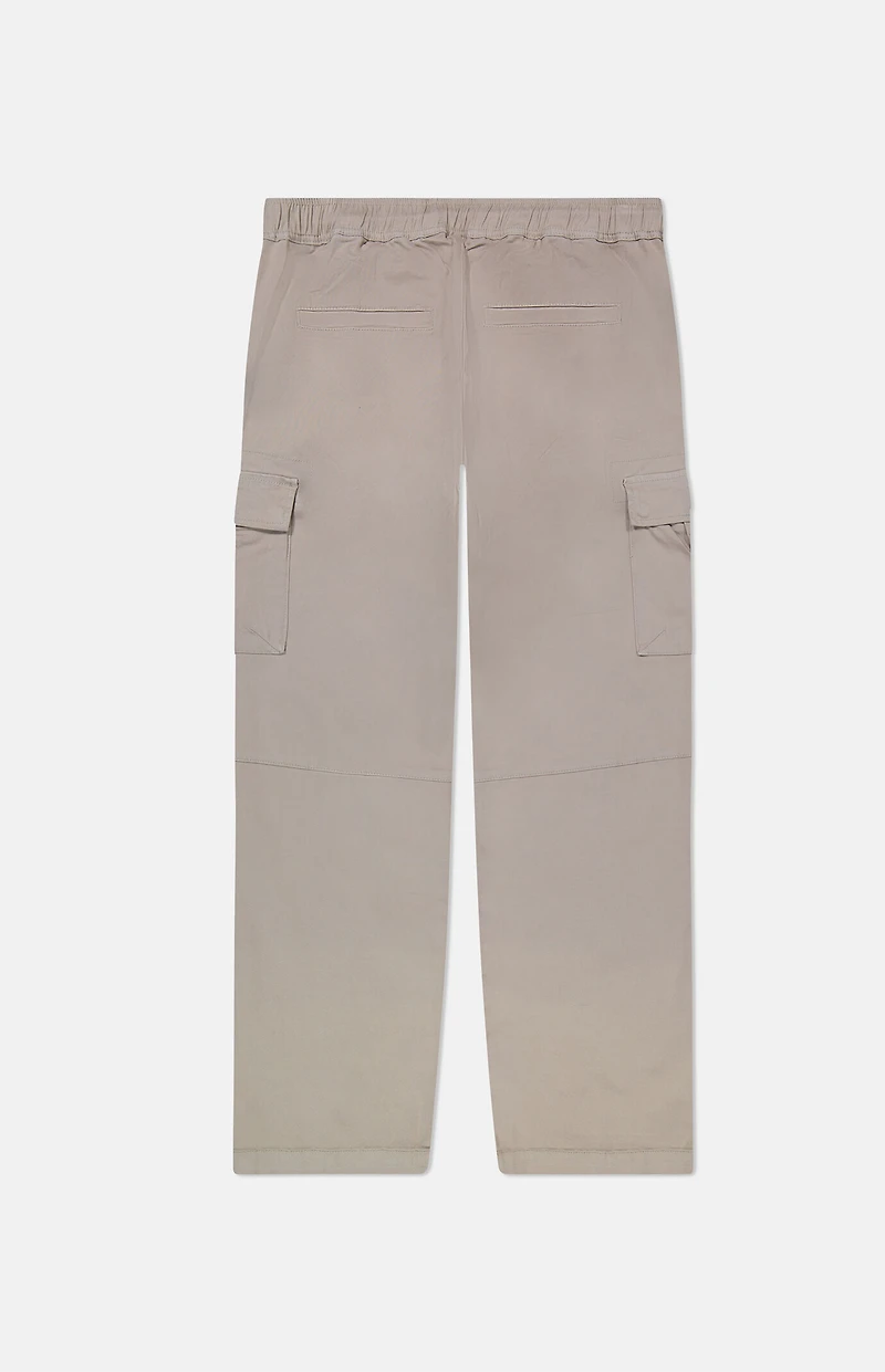 WeSC Gray Open Bottom Cargo Pants