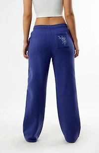 Your Favorite Chainstitch Floral Baggy Sweatpants